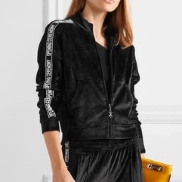 Opening Ceremony Velour Cropped Jacket Pink 45148 - Picture 4 of 15